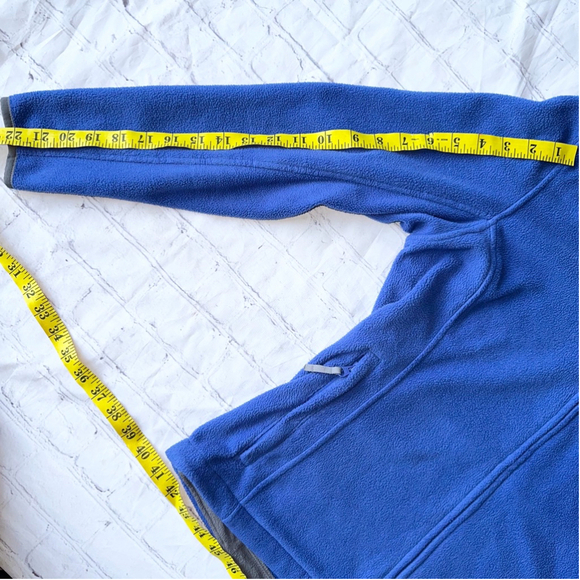 EUC Women’s Medium Lands’ End Full Zip Fleece Jacket Embroidered - Picture 9 of 9